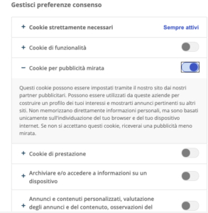 consenso privacy cookie